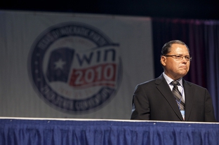 State Sen. José Rodríguez, D-El Paso, on June 26, 2010, at the Texas Democratic Convention in Corpus Christi.