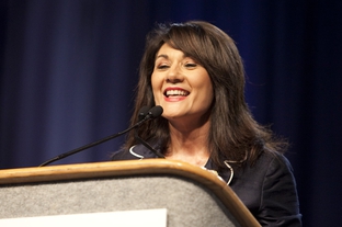 State Rep. Veronica Gonzales, D-McAllen, at the 2010 Texas Democratic Convention in Corpus Christi.