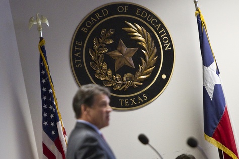 Gov. Perry speaks at Texas State Board of Education meeting on February 1st, 2013