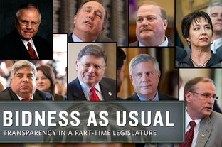 (l to r) Jim Jackson, Rob Eissler, Mike "Tuffy" Hamilton, Vicki Truitt, (second row) Aaron Peña, Chuck Hopson, Burt Solomons, Rick Hardcastle