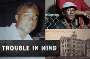 Andre Thomas in a photo taken during his teen years, left. Danny Thomas, Andre Thomas' father, top right. The State Insane Asylum in Austin, bottom right.