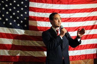 U.S. Rep. Joaquin Castro, D-San Antonio, at a victory party for congressional candidate Pete Gallego at Don Pedro Mexican Restaurant in San Antonio on Nov. 6, 2012.