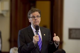 Sen. Dan Patrick R-Houston, speaks during budget bill SB1 discussion on March 20th, 2013