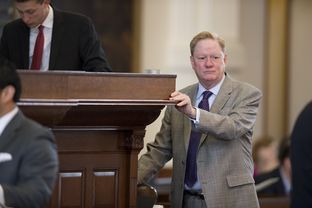 House Appropriations Chairman Jim Pitts, R-Waxahachie, watches from the sidelines as debate continues on SB 1 on April 4, 2013.