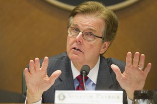Senate Higher Education Committee Chairman Dan Patrick, R-Houston, explains his stance on SB 23 a school voucher program on April 9, 2013.