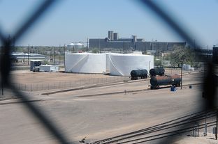 The Gavilon facility in Amarillo sits near residences. Officials say that the ammonium nitrate on site is stored safely, so that it cannot explode.
