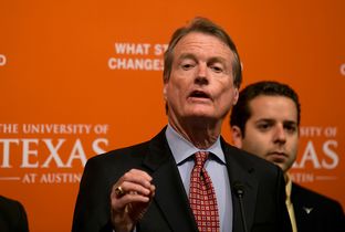 University of Texas at Austin President Bill Powers spoke on June 24, 2013, about the U.S. Supreme Court ruling in the case of Fisher v. UT-Austin.