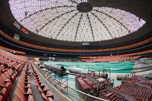 AstroTurf was dragged out of storage after a small electrical fire and water damage in the Astrodome last year. One of Houston's most famous landmarks, the Astrodome has sat vacant and shuttered for years.