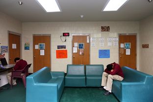 One of the residence units at the Travis County Juvenile Detention Center in Austin, Texas, Monday, June 24, 2013.