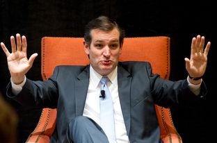 U.S. Sen. Ted Cruz, R-Texas, speaking to the Austin Chamber of Commerce at the Four Seasons Hotel in Austin on April 5, 2013.