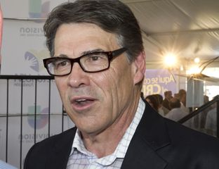 Gov. Rick Perry speaks to media after the groundbreaking ceremony of the Teletón USA children's rehabilitation center in San Antonio on Aug. 6, 2013.