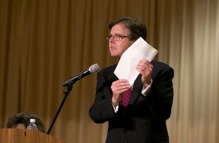 Sen. Dan Patrick R-Houston gives opening remarks during CSCOPE debate on August 24th, 2013