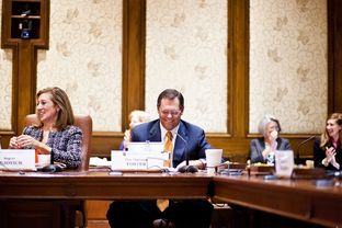 Regent Paul Foster at the University of Texas System Board of Regents meeting Aug. 22, 2013.