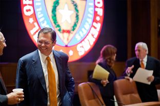 Regent Paul Foster at the University of Texas System Board of Regents meeting Aug. 22, 2013.