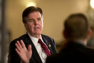Texas Sen. Dan Patrick, R-Houston, speaks with editor Evan Smith at TribLive on September 19, 2013.