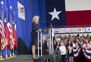 State Sen. Wendy Davis announces her candidacy for governor on Oct. 3, 2013, in Haltom City.