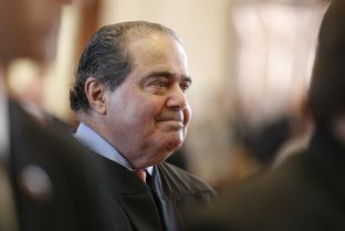 U.S. Supreme Court Justice Antonin Scalia at the investiture ceremony at the Texas House on November 11, 2013.