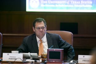 UT System Board of Regents Chairman Paul Foster during a meeting on Dec. 12, 2013.