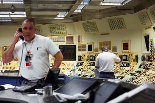Radio Action Command Center at STP Nuclear Operating Company which provides power to CPS San Antonio, Austin Energy, and NRG, in Palacios, Texas, December 6, 2013.