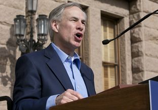 Texas Attorney General and candidate for Governor of Texas, Greg Abbott gives keynote speech during the Texas Rally for Life on January 25th, 2014