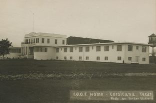 Archival image of the Corsicana youth detention facility.