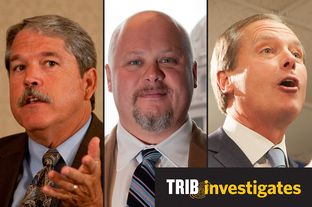 Larry Taylor, Steve Mostyn and David Dewhurst