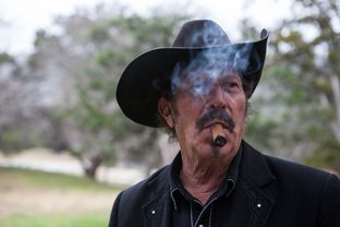 Candidate for Commissioner of Agriculture, Kinky Friedman at home on his ranch in Medina on Dec. 12, 2013.