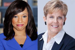 Rep. Stefani Carter, R-Dallas, left, faces former Dallas City Council member Linda Koop, right, in the HD-102 Republican primary runoff.