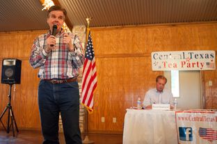 State Sen. Dan Patrick and Lt. Gov. David Dewhurst and debated in Salado, Tx on May 20, 2014, ahead of the Republican primary runoff for lieutenant governor.