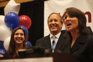 State Sen. Ken Paxton, the Republican nominee for attorney general, celebrated his GOP primary win with supporters on May 27, 2014.