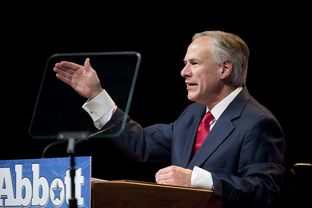 Republican candidate Greg Abbott gives his vision for a new Texas if he's elected governor in a speech to Republican delegates on June 6, 2014.