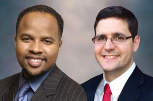 State Rep. Ron Reynolds, D-Missouri City, and David Hamilton, his Republican challenger in the House District 27 race.