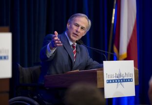 Gov.-elect Greg Abbott gives a speech at a Texas Public Policy Foundation conference on Jan. 8, 2015.