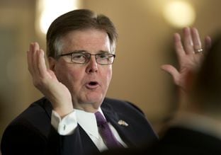 New Lt. Gov. Dan Patrick emphasizes school choice as one of his top legislative priorities at a Texas Tribune event on Jan. 27, 2015.