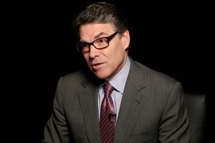 Former Texas Gov. Rick Perry in a video interview in Washington, D.C., on Feb. 5, 2015.