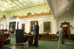 State Sen. Brian Birdwell, R-Granbury, during a debate over his campus carry bill, SB 11, on March 18, 2015.