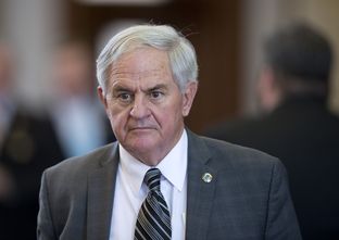 House Public Education Committee chair Jimmie Don Aycock, R-Killeen, on the floor during House Bill 1 debate March 31, 2015.