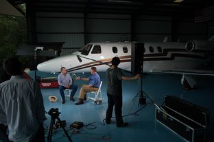 Texas A&M University System Regent Jim Schwertner and former Regent Richard Box participate in an interview for a new movie, produced by John Robison, that revisits the decision to move to the SEC.