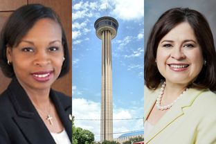 San Antonio Mayor Ivy Taylor (left) and former state Sen. Leticia Van de Putte are set for a runoff for the city's top job.