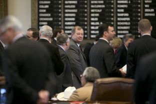 Group congratulates Rep. John Otto R-Dayton after HB1 passes on May 29, 2015
