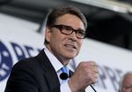 Former Gov. Rick Perry announces his intentions to run for president in 2016 on June 4, 2015, at the Addison Airport.