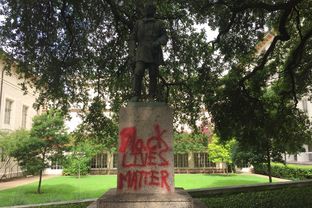 Three statues at the University of Texas at Austin that commemorate Confederate leaders were vandalized in June 2015.