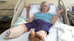 Jane Hays, 73, spent most of her career handling insurance claims and personnel issues. Now she's on the other side — fighting what she sees as a wrongful denial of her work injury claim. Hays had her lower right leg amputated on her way home from a work meeting.