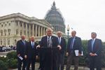 U.S. Rep. Joe Barton, R-Ennis, speaks at a press conference on Capitol Hill on Oct. 9, 2015.