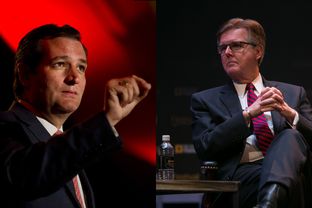 U.S. Sen. Ted Cruz and Lt. Gov. Dan Patrick