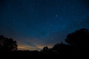 Light pollution on the horizon from oil fields north of McDonald Observatory in Fort Davis on June 18.