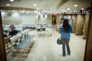 The waiting room at Planned Parenthood of Gulf Coast's ambulatory surgical center in Houston Friday, August 2, 2013.