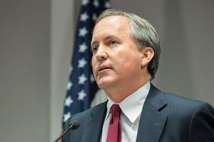 Texas Attorney General Ken Paxton is shown at a news conference in Austin on Jan. 13, 2016, to announce a new unit of the attorney general’s office dedicated to combating human trafficking.