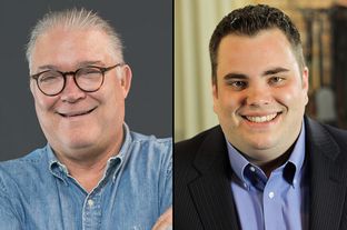 Republicans Scott W. Fisher, left, and incumbent Jonathan Stickland, right, run in the 2016 election for Texas House District 29.