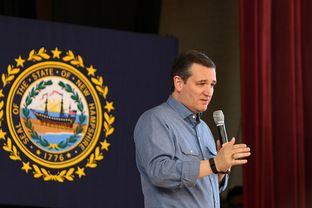 Texas Sen. and Republican presidential candidate Ted Cruz held a town hall meeting at the Peterborough Town Hall on Sunday, Feb. 7, 2016.
